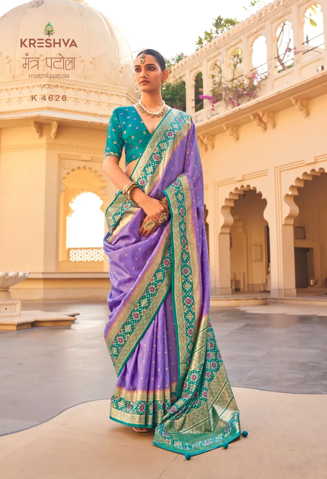 Beautiful Kreshva Mantra Patola Vol 1 Silk Patola Sambalpuri Pallu Saree Collection Wholesale 2026