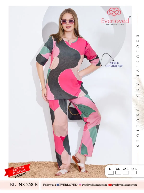 Latest Dnp Everloved NS 258 A Reyon Digital co ord set Collection Wholesale 2026