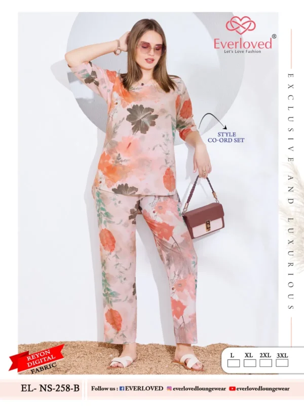 Latest Dnp Everloved NS 258 A Reyon Digital co ord set Collection Wholesale 2026