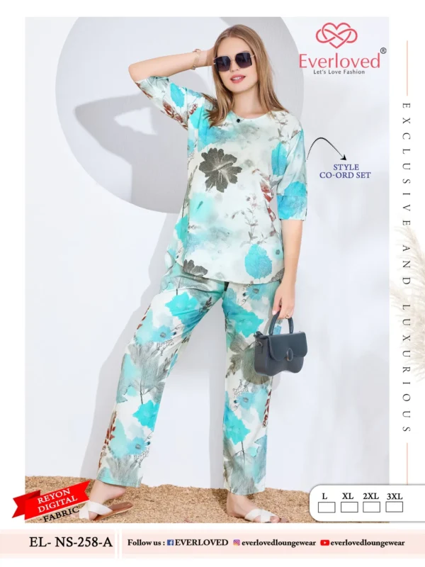 Latest Dnp Everloved NS 258 A Reyon Digital co ord set Collection Wholesale 2026