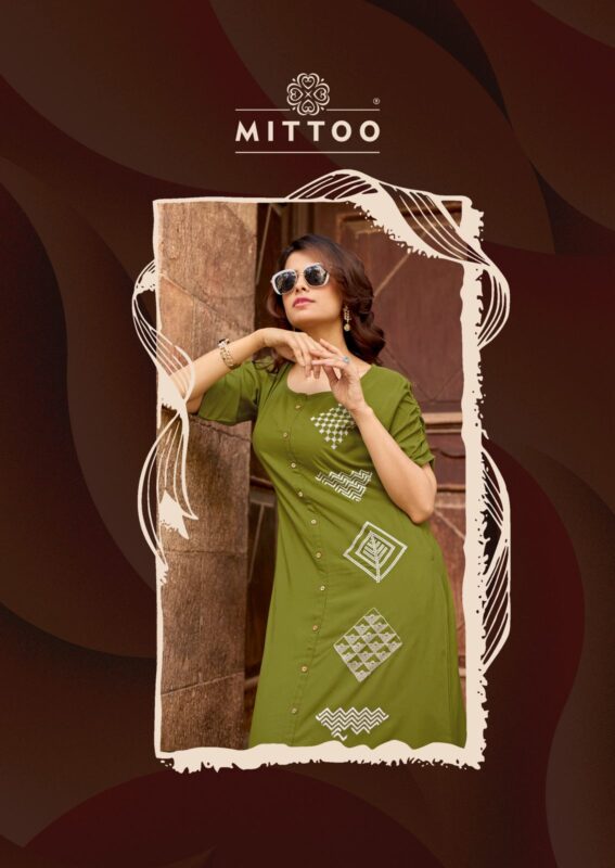 Launching Mittoo Baawri Rayon With Threadwork Top And Bottom Collection Wholesale 2026