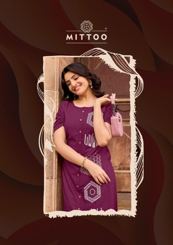 Launching Mittoo Baawri Rayon With Threadwork Top And Bottom Collection Wholesale 2026