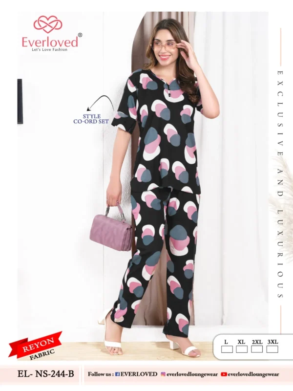 Launching Dnp Everloved NS 244 B Reyon co ord set Collection Wholesale 2026