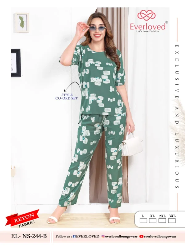 Launching Dnp Everloved NS 244 B Reyon co ord set Collection Wholesale 2026
