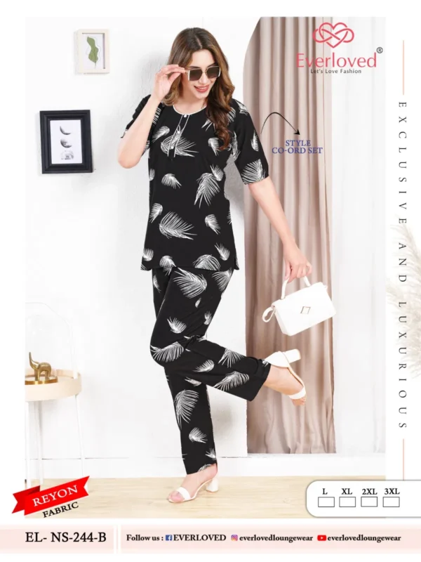 Launching Dnp Everloved NS 244 B Reyon co ord set Collection Wholesale 2026
