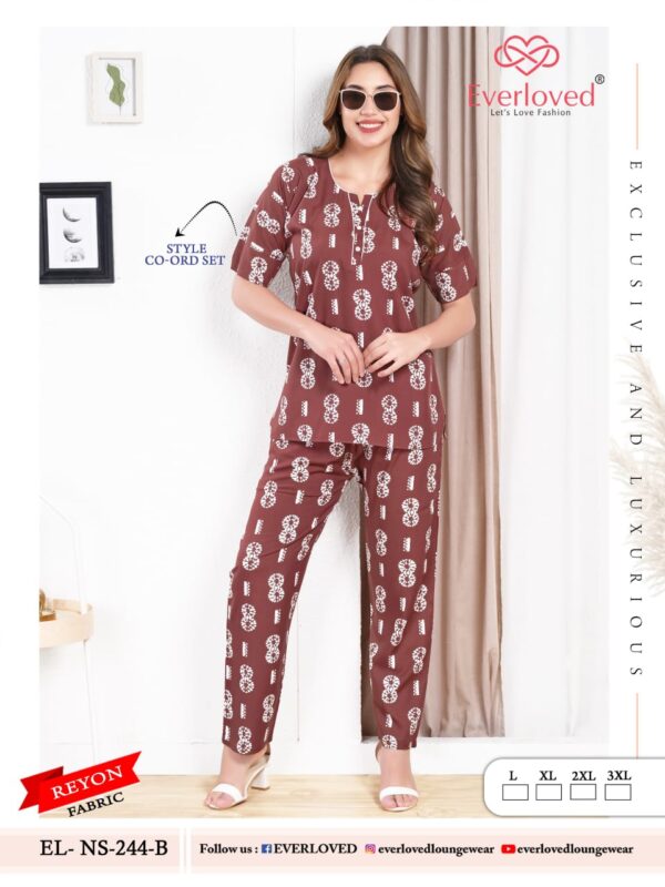 Launching Dnp Everloved NS 244 B Reyon co ord set Collection Wholesale 2026