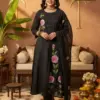Dnp Aarti 1758 Chanderi Mul Handwork Anarkali Top With Bottom And Dupatta Collection Wholesale