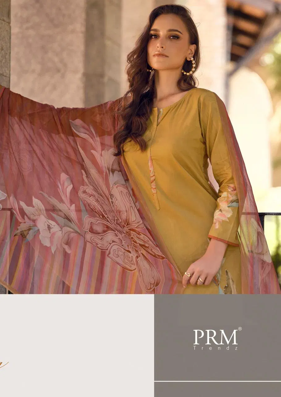 Buy Prm Leana 12113 To 12118 Lawn Cotton With Handwork Salwar Kameez Wholesale 2026
