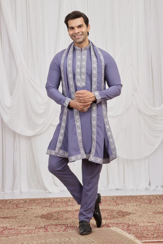 Buy Sumi 4547 To 4549 Armani Fabric Stright Kurta With Stole And Bottom Wholesale 2026