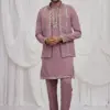 Sumi 4541 to 4543 Armani Fabric Stright Kurta With Jacket And Bottom Wholesale