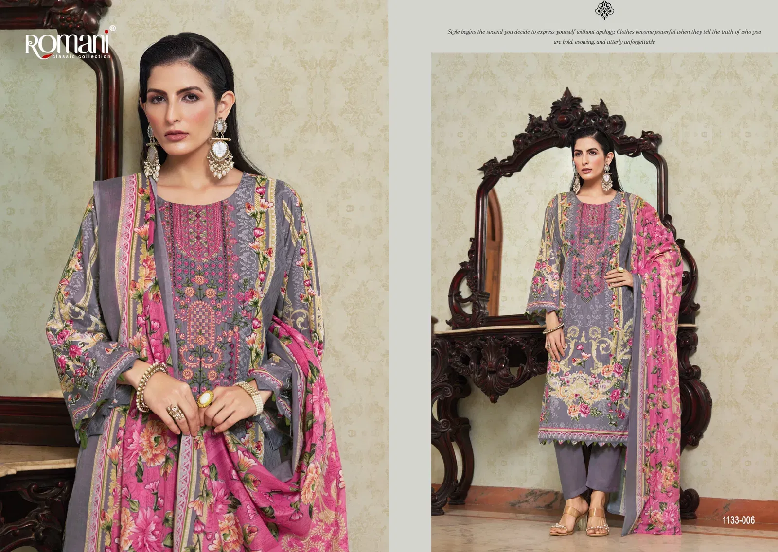 Latest Romani Aarzu Vol 28 Cotton Digital Print Embrodiery Dress Material Wholesale 2026