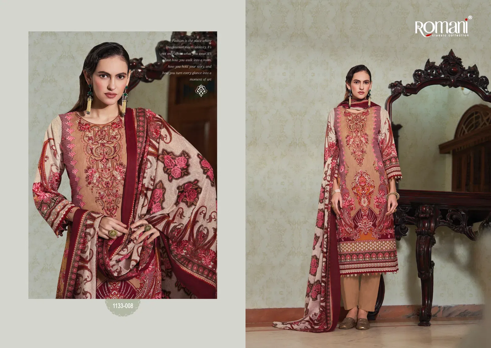 Latest Romani Aarzu Vol 28 Cotton Digital Print Embrodiery Dress Material Wholesale 2026