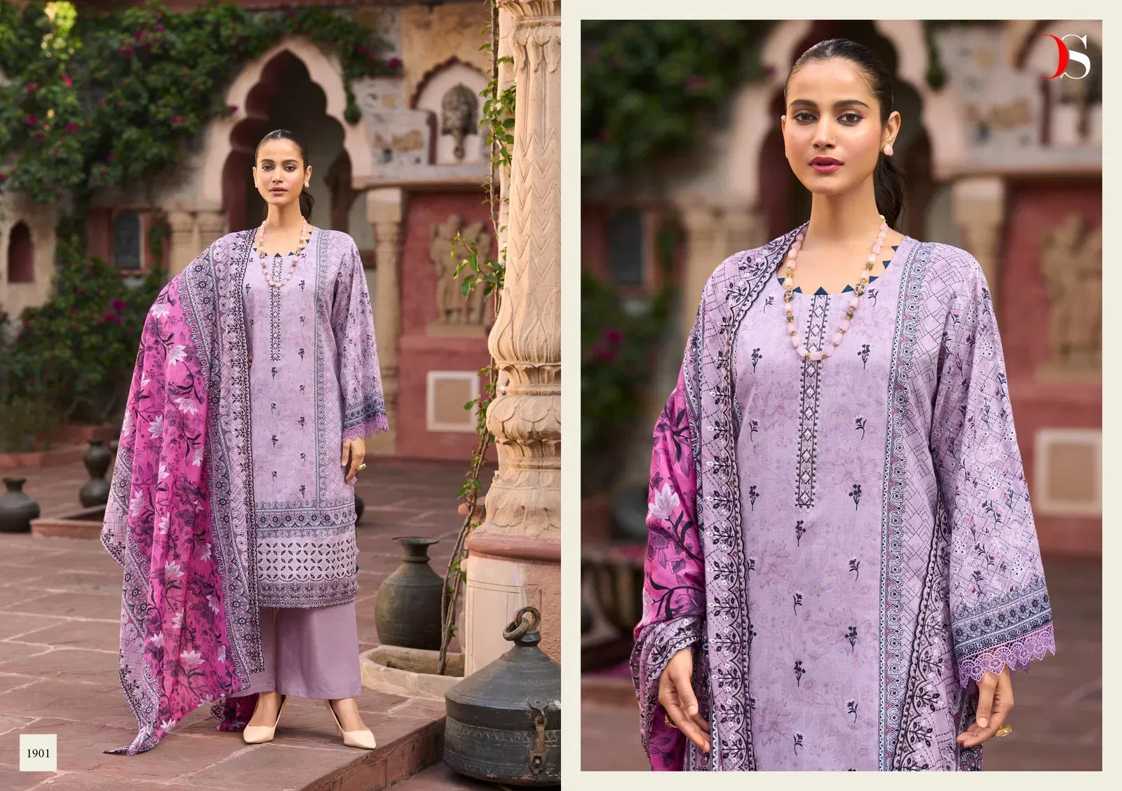 Buy Deepsy Bin Saeed Vol 19 Cotton With Embroidery Pakistani Salwar Kameez Wholesale 2026