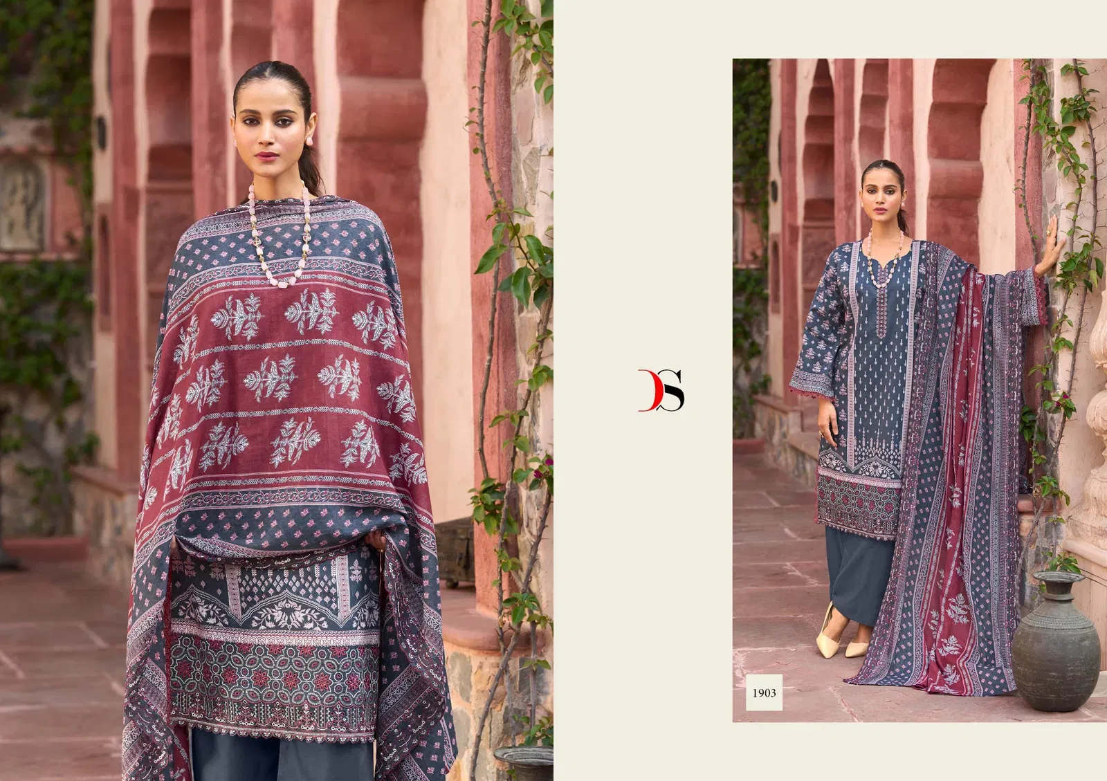 Buy Deepsy Bin Saeed Vol 19 Cotton With Embroidery Pakistani Salwar Kameez Wholesale 2026
