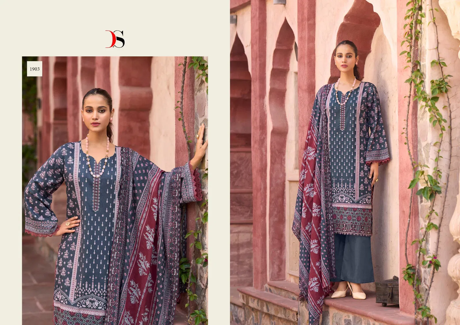 Buy Deepsy Bin Saeed Vol 19 Cotton With Embroidery Pakistani Salwar Kameez Wholesale 2026