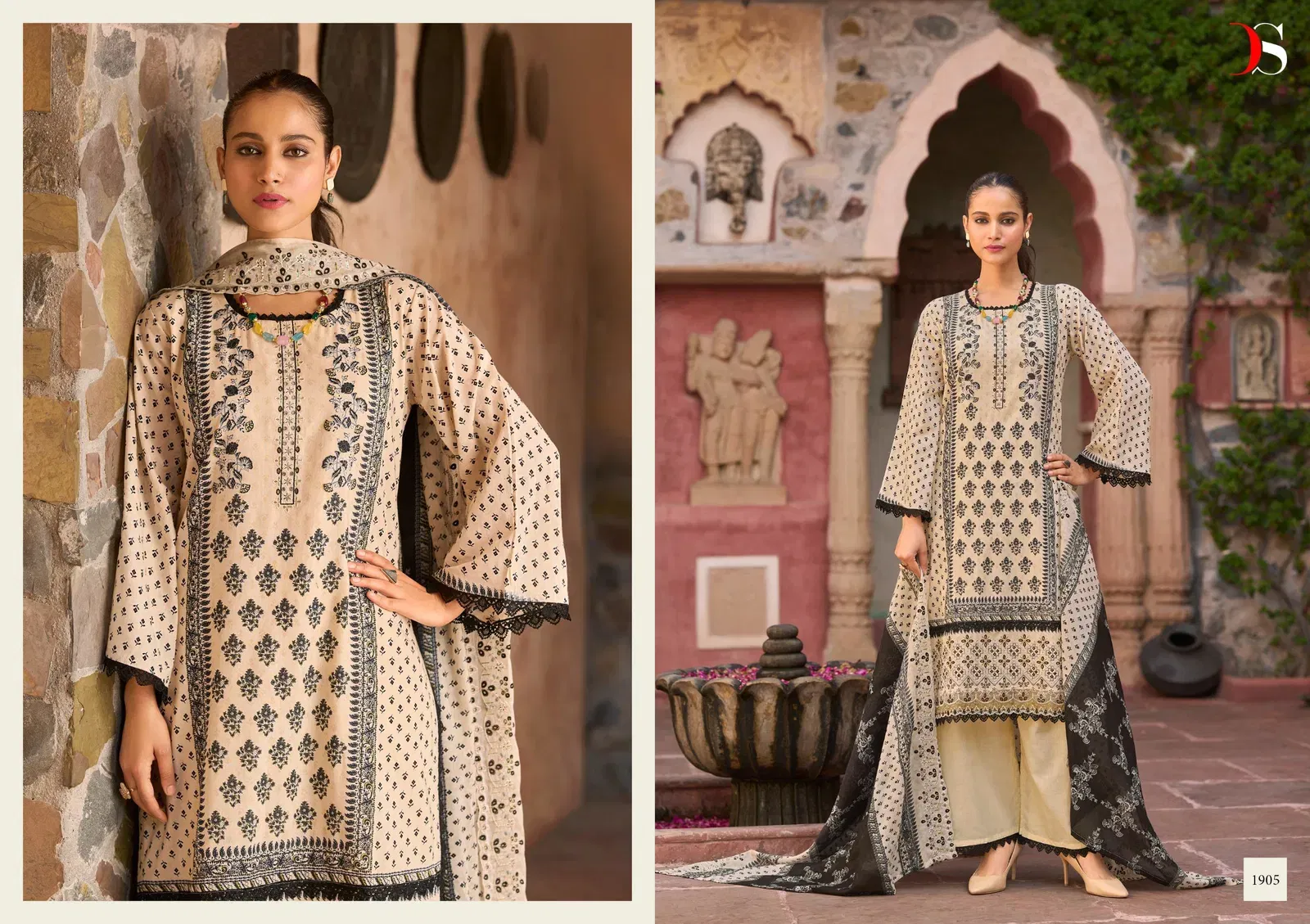 Buy Deepsy Bin Saeed Vol 19 Cotton With Embroidery Pakistani Salwar Kameez Wholesale 2026