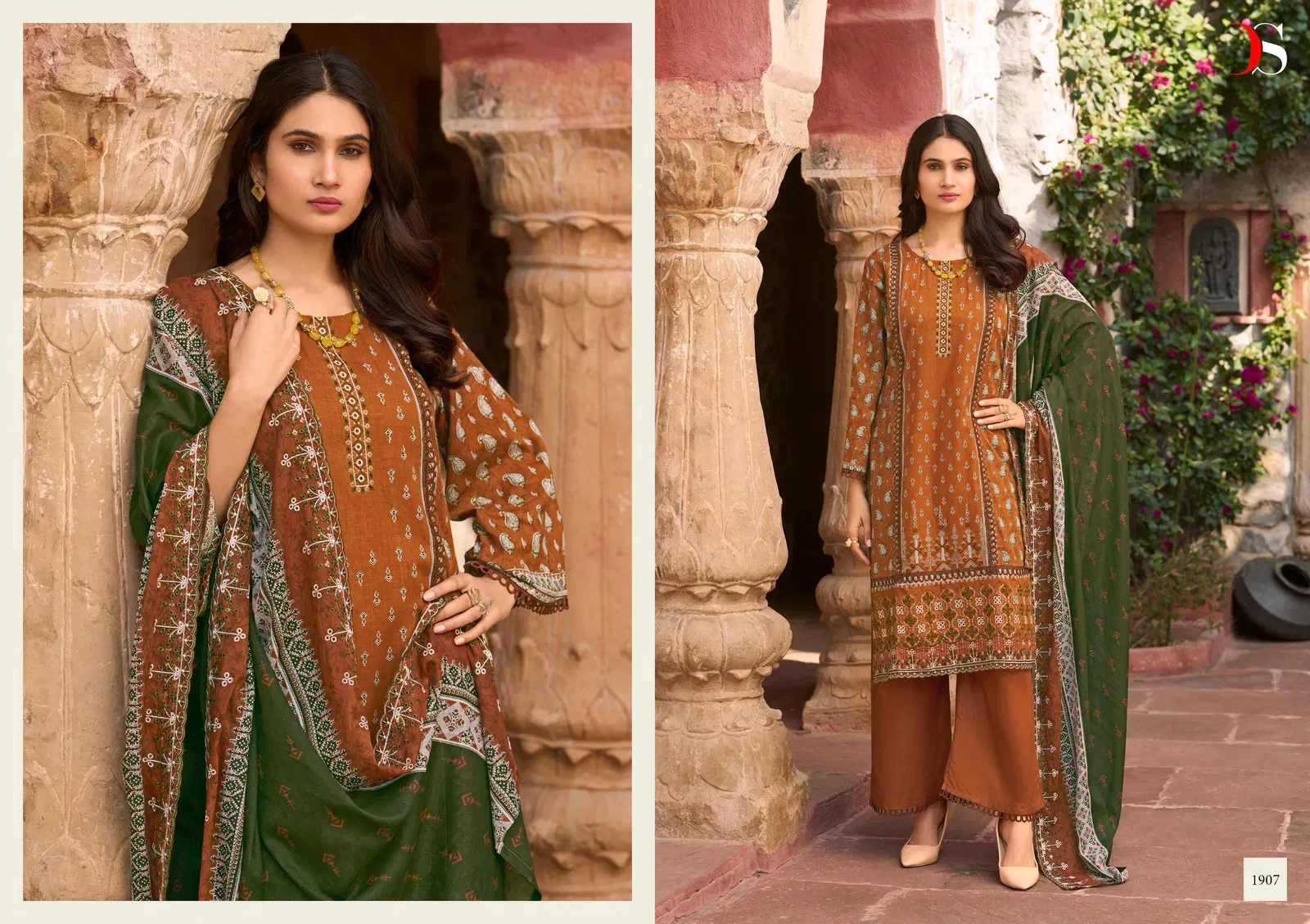 Buy Deepsy Bin Saeed Vol 19 Cotton With Embroidery Pakistani Salwar Kameez Wholesale 2026