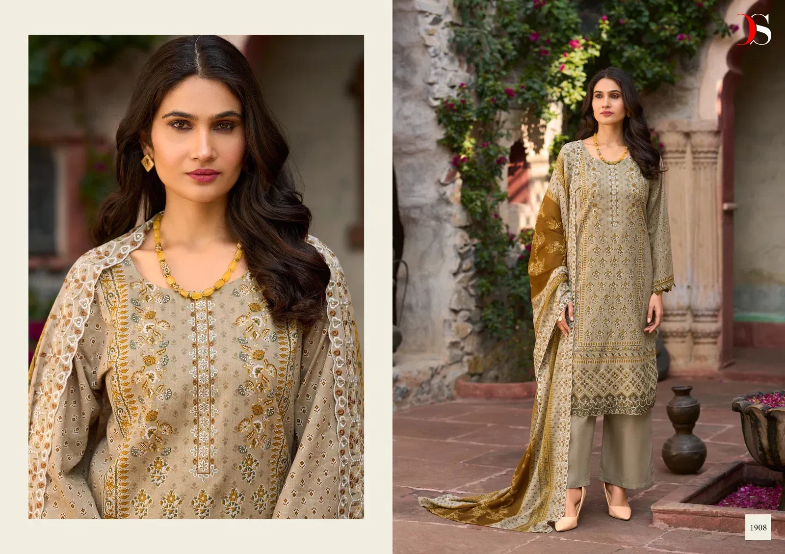 Buy Deepsy Bin Saeed Vol 19 Cotton With Embroidery Pakistani Salwar Kameez Wholesale 2026