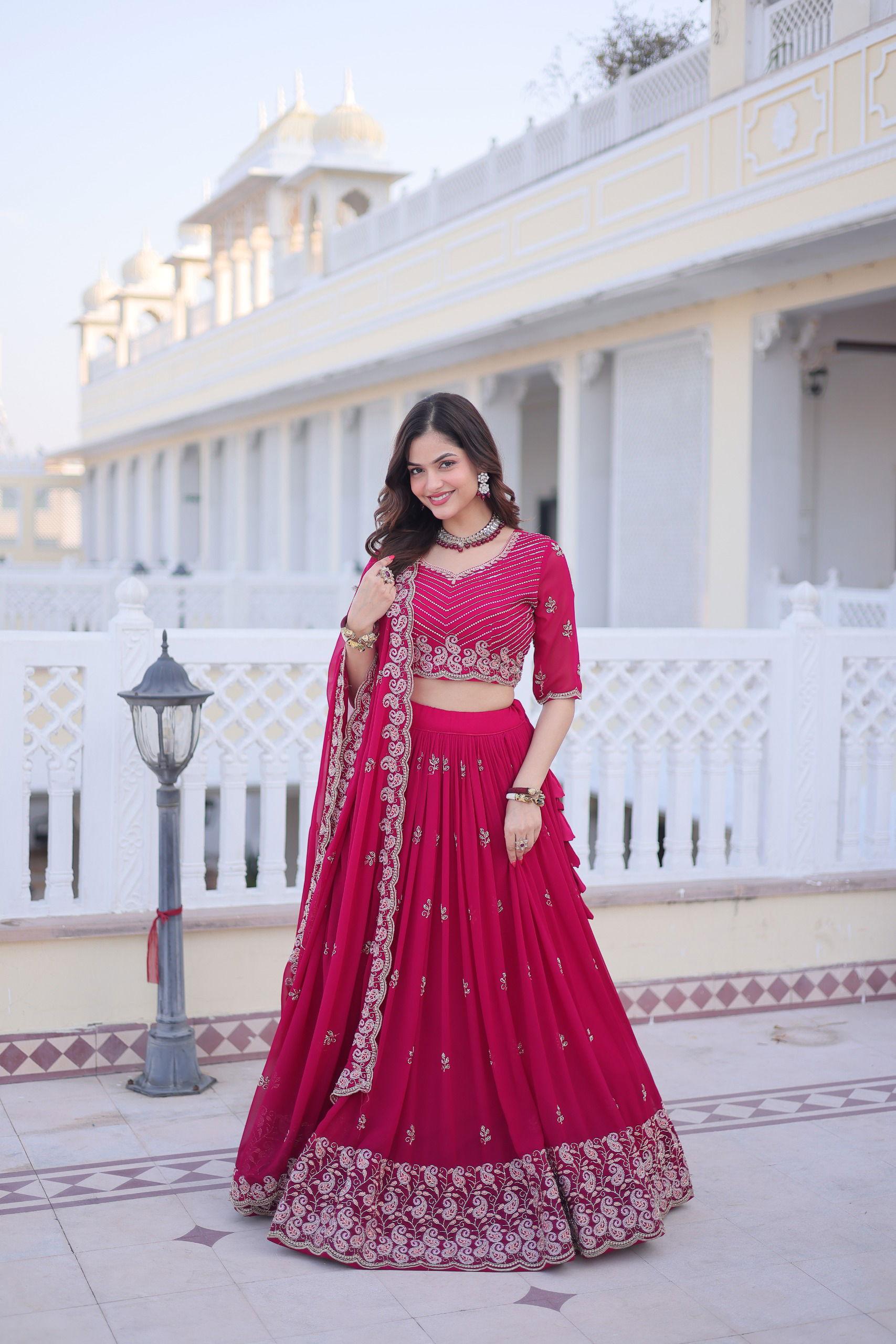 Stylish Lekha KA 5064 Faux Blooming Sequins Zari Embroidery Work Lehenga Choli Wholesale 2026