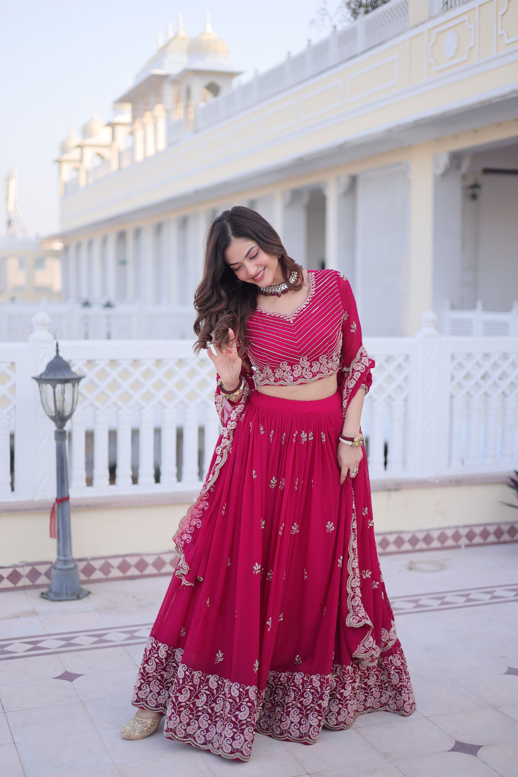 Stylish Lekha KA 5064 Faux Blooming Sequins Zari Embroidery Work Lehenga Choli Wholesale 2026