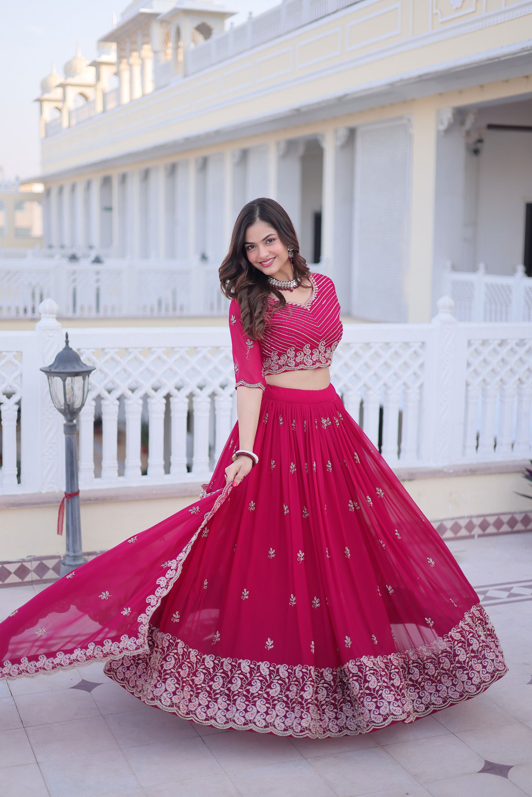 Stylish Lekha KA 5064 Faux Blooming Sequins Zari Embroidery Work Lehenga Choli Wholesale 2026