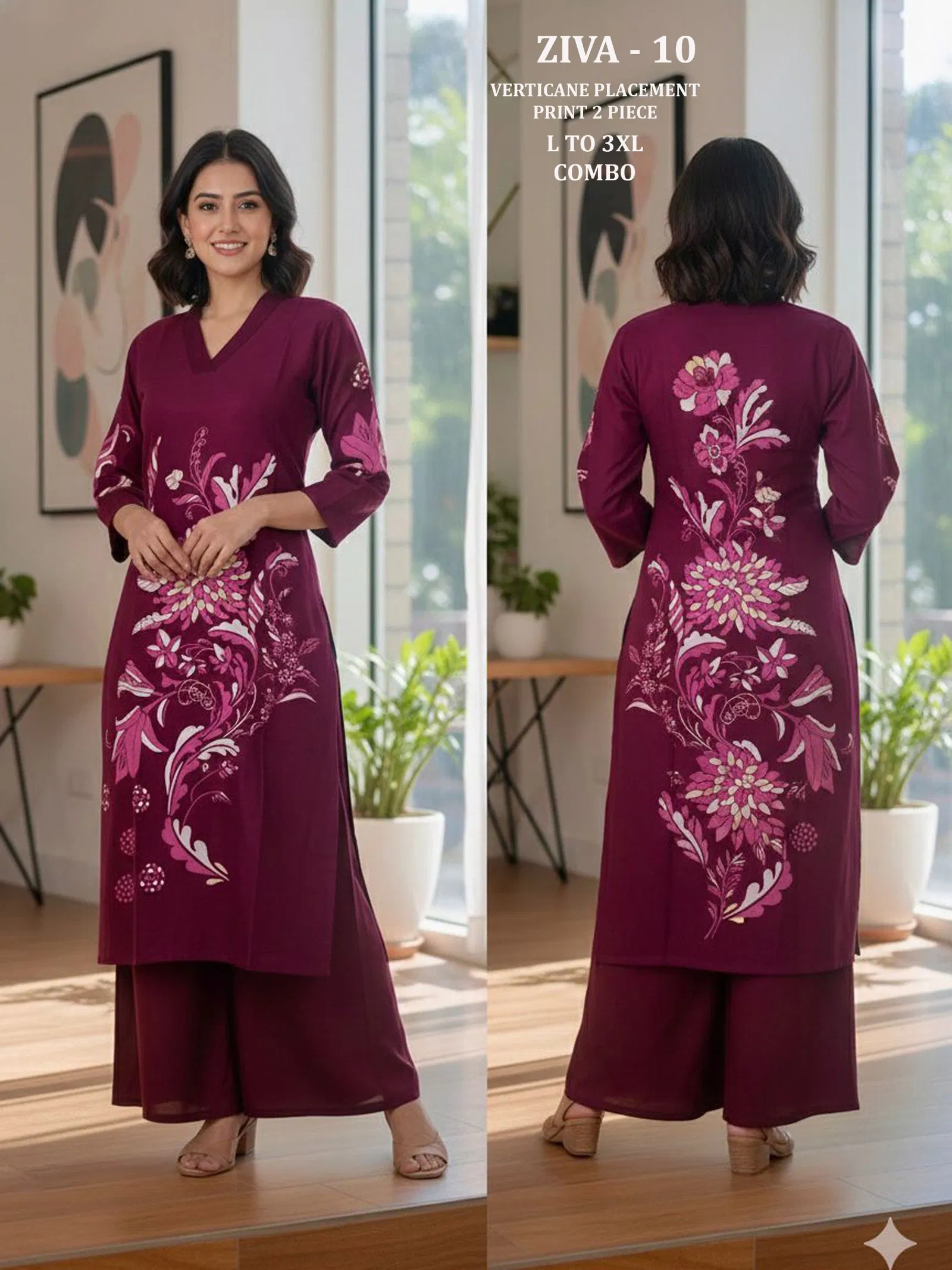 Stylish Ziva 09 And 10 Heavy Vertican Placement Print With Plaza Wholesale 2026