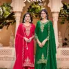 Rangoon Ketki Vol 2 Chinon With Hand Mirror Work Top Bottom And Dupatta Wholesale