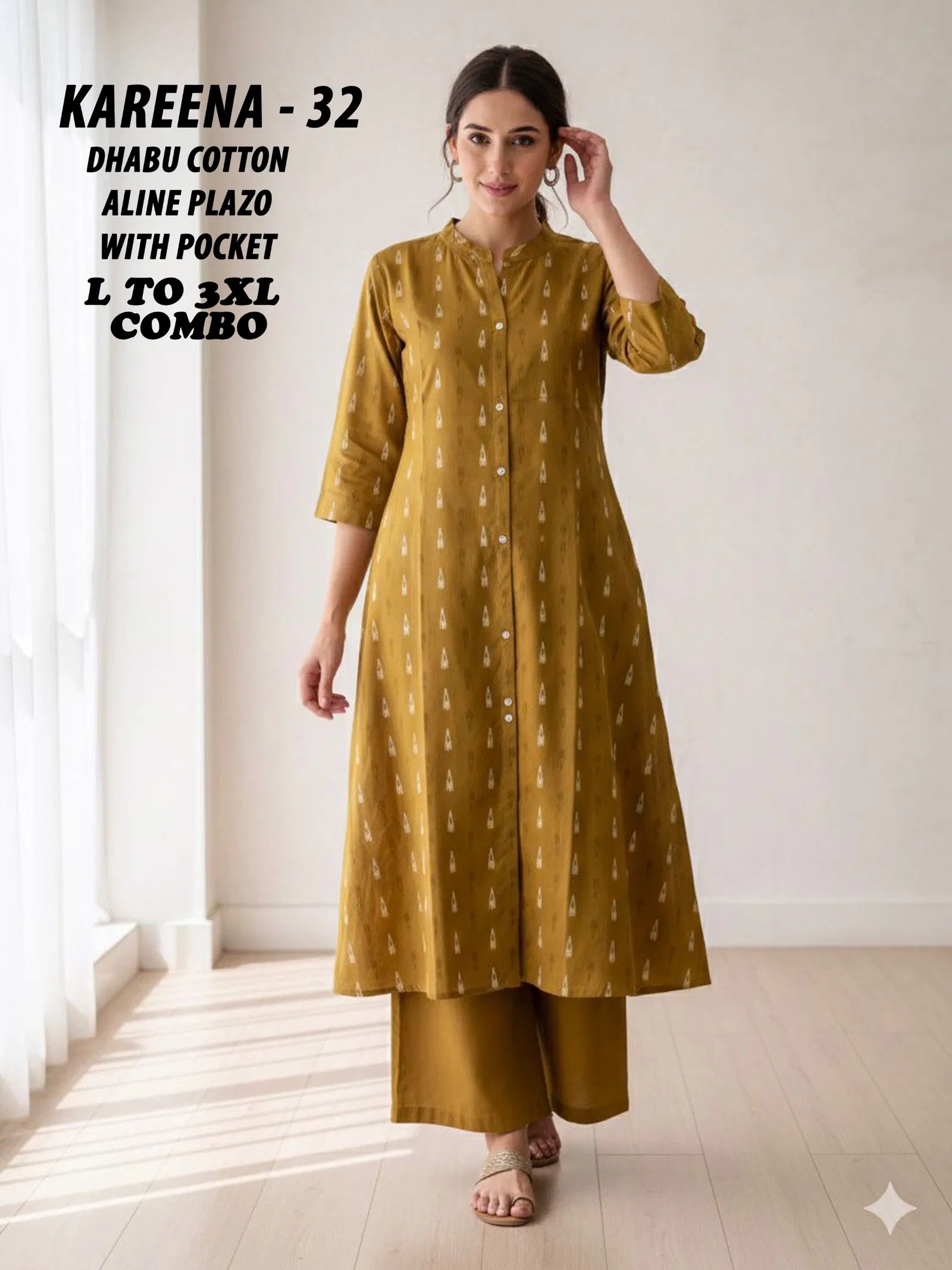 Beautiful Dnp Kareena 31 And 32 Dhabu Cottom Top With plazzo Wholesale 2026