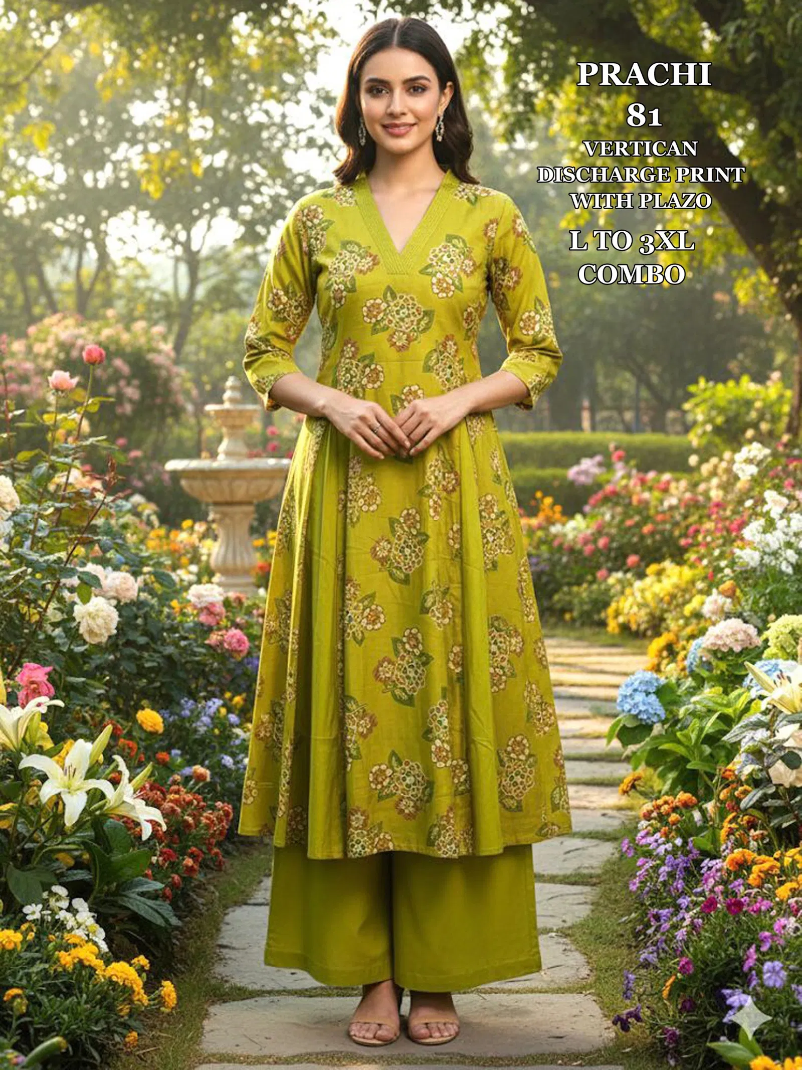 Beautiful Dnp Prachi 81 And 82 Vertican Anarkali Top With Plazzo Wholesale 2026