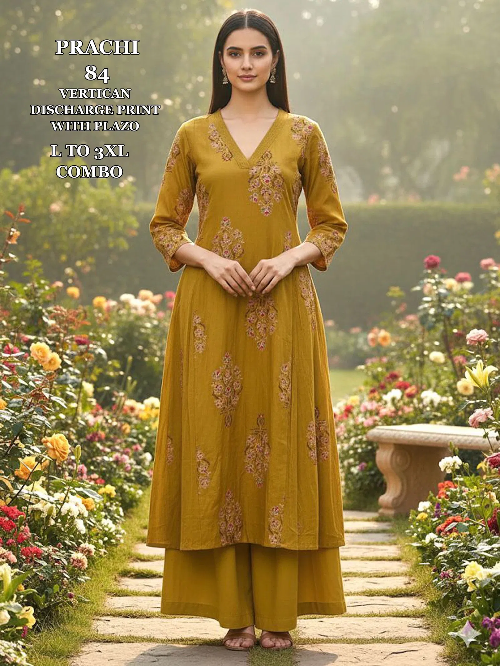 Buy Dnp Prachi 83 And 84 Vertican Anarkali Top With Plazzo Wholesale 2026