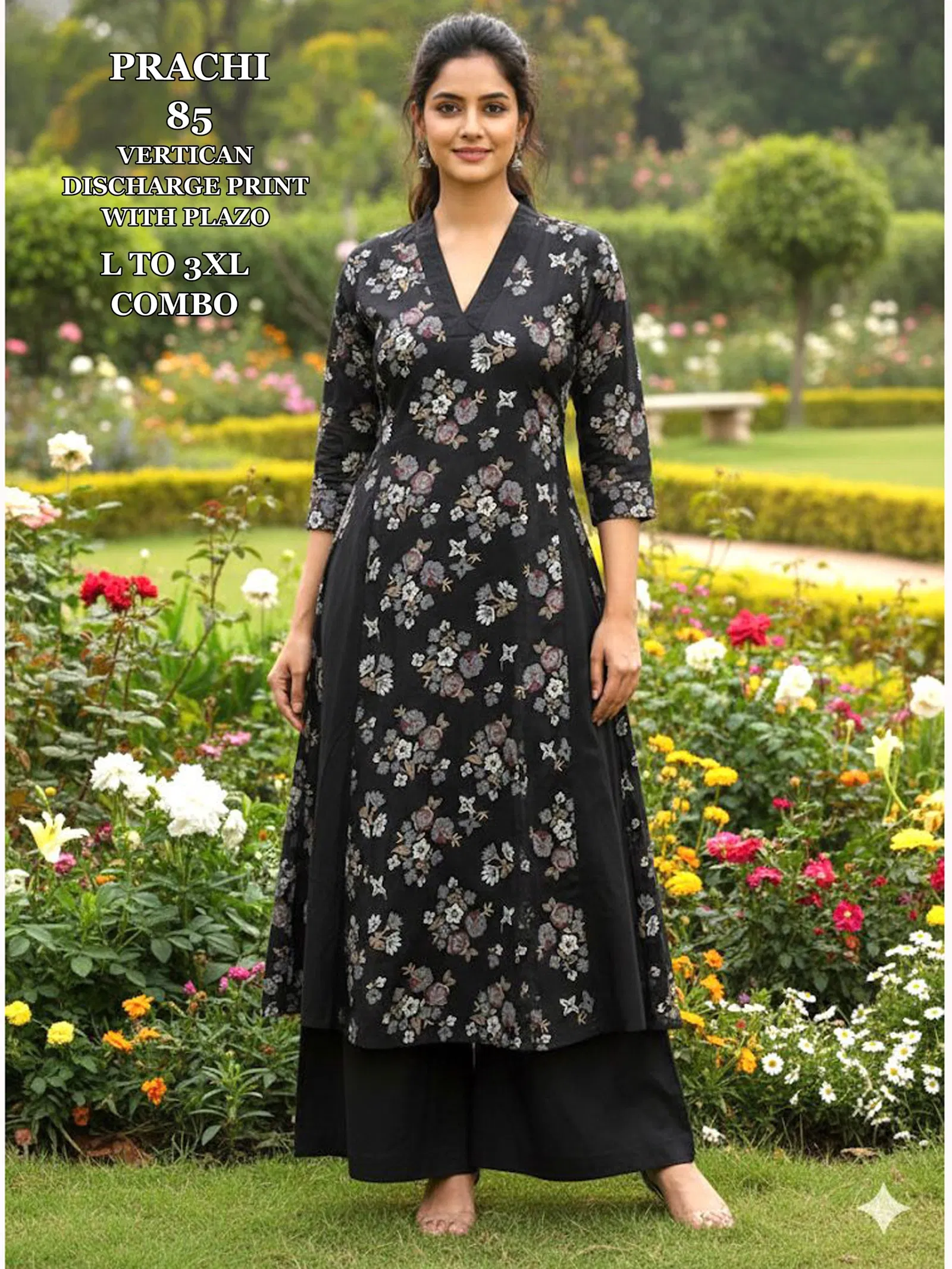 Launching Dnp Prachi 85 And 86 Vertican Anarkali Top With Plazzo Wholesale 2026