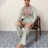 Shubhvastra Nawabi Kurta Pant Viscose Silk Festival Wear Collection Wholesale