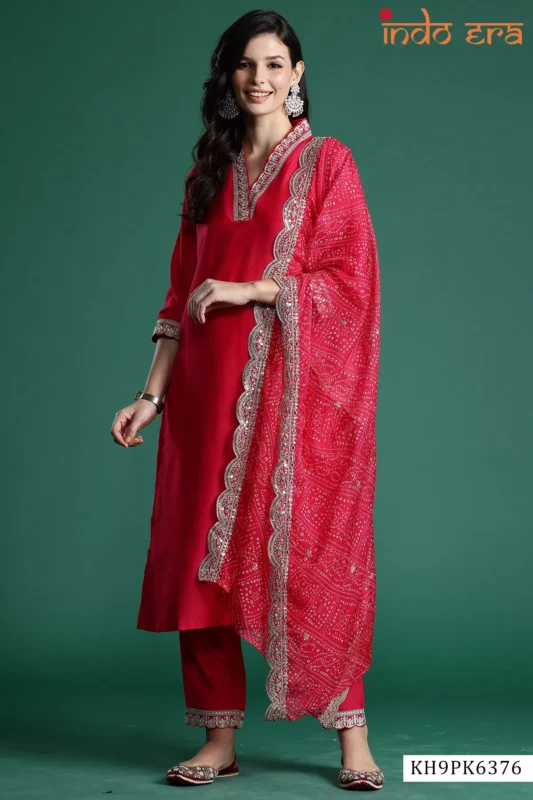 Latest Indo Era 2616 Silk Blend Motifs Embroidered Kurta With Bottom Dupatta Wholesale 2026 4 Latest Indo Era 2616 Silk Blend Motifs Embroidered Kurta With Bottom Dupatta Wholesale 2026