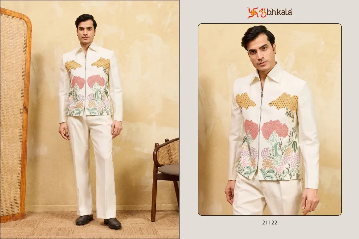 Latest Shubhvastra Nextgen Jacket Velvet Embroidery Work Jacket And Pant Collection Wholesale 2026