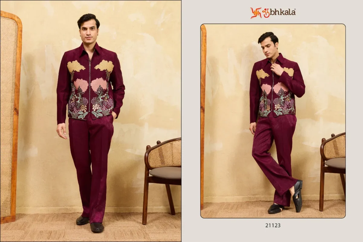 Latest Shubhvastra Nextgen Jacket Velvet Embroidery Work Jacket And Pant Collection Wholesale 2026
