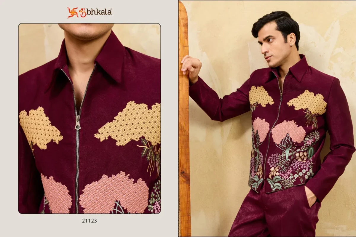 Latest Shubhvastra Nextgen Jacket Velvet Embroidery Work Jacket And Pant Collection Wholesale 2026