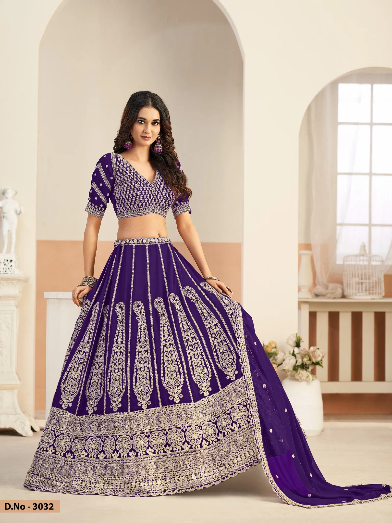 Beautiful Mehvish Vol 33 Faux Georgette With Work Lehenga Choli Collection Wholesale 2026