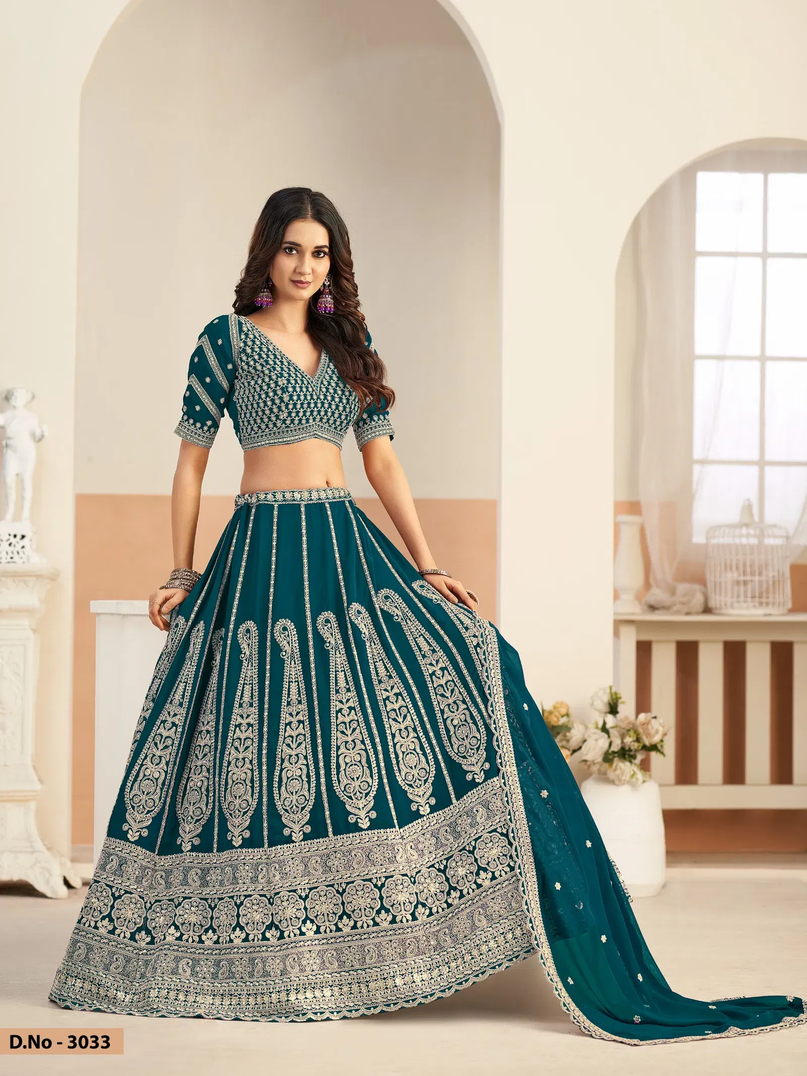Beautiful Mehvish Vol 33 Faux Georgette With Work Lehenga Choli Collection Wholesale 2026