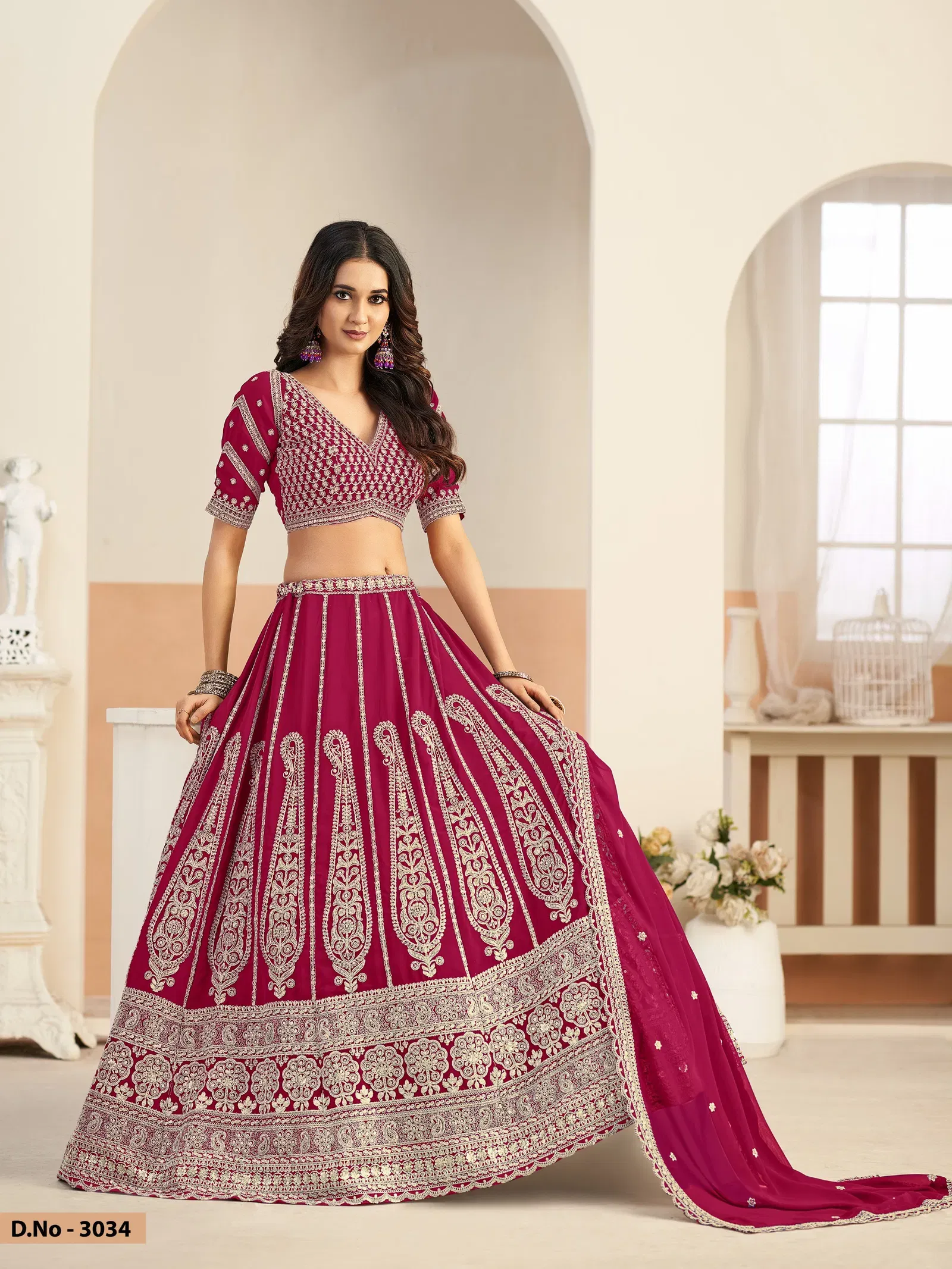Beautiful Mehvish Vol 33 Faux Georgette With Work Lehenga Choli Collection Wholesale 2026