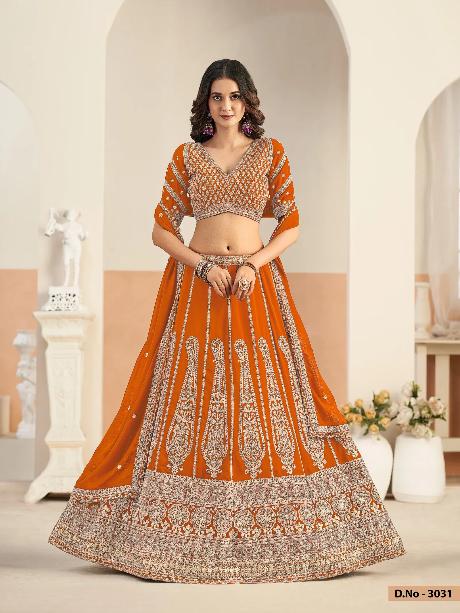 Beautiful Mehvish Vol 33 Faux Georgette With Work Lehenga Choli Collection Wholesale 2026