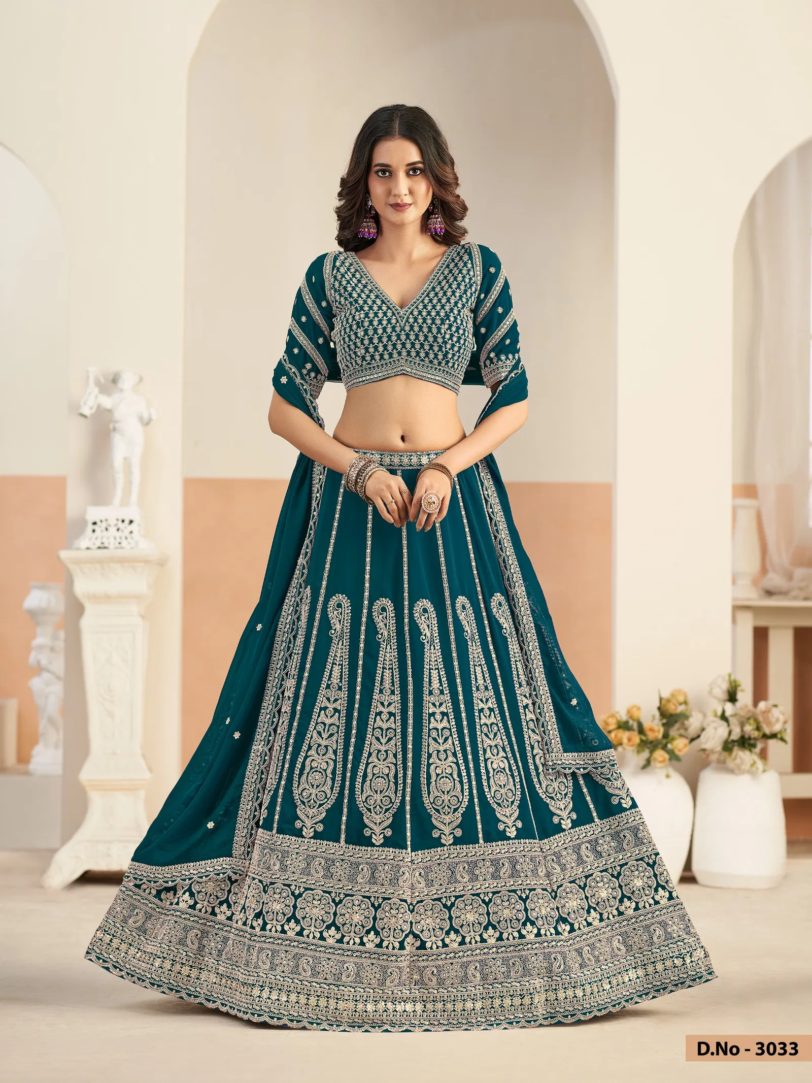 Beautiful Mehvish Vol 33 Faux Georgette With Work Lehenga Choli Collection Wholesale 2026