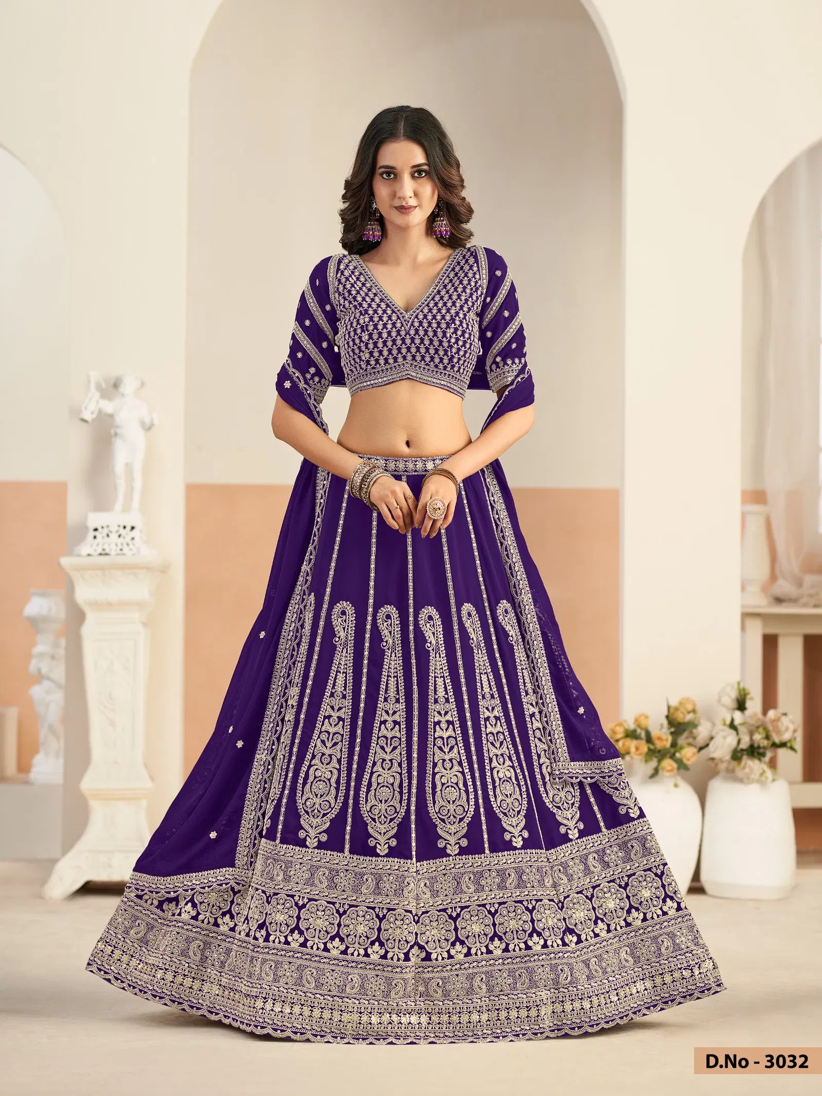 Beautiful Mehvish Vol 33 Faux Georgette With Work Lehenga Choli Collection Wholesale 2026