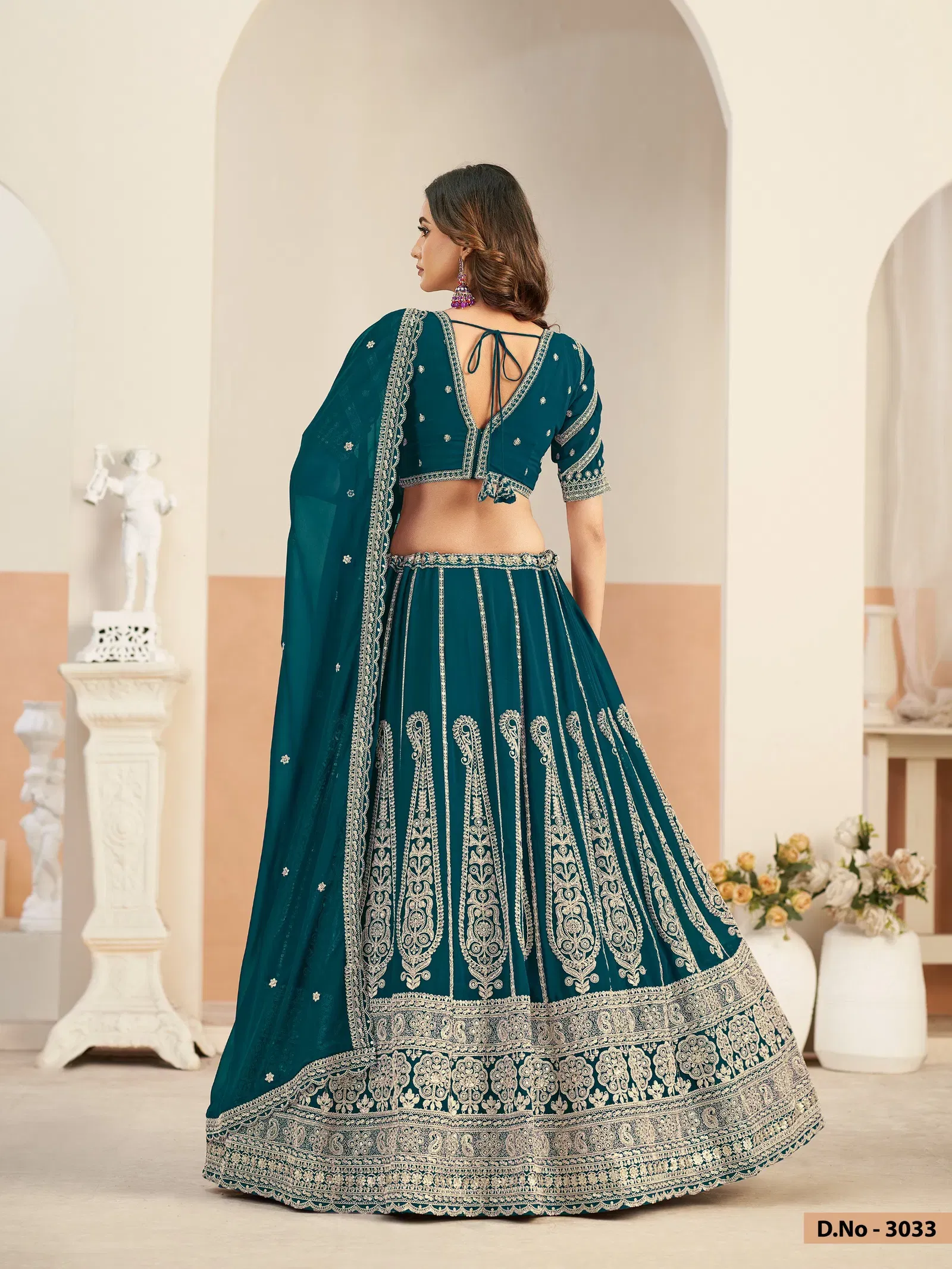 Beautiful Mehvish Vol 33 Faux Georgette With Work Lehenga Choli Collection Wholesale 2026