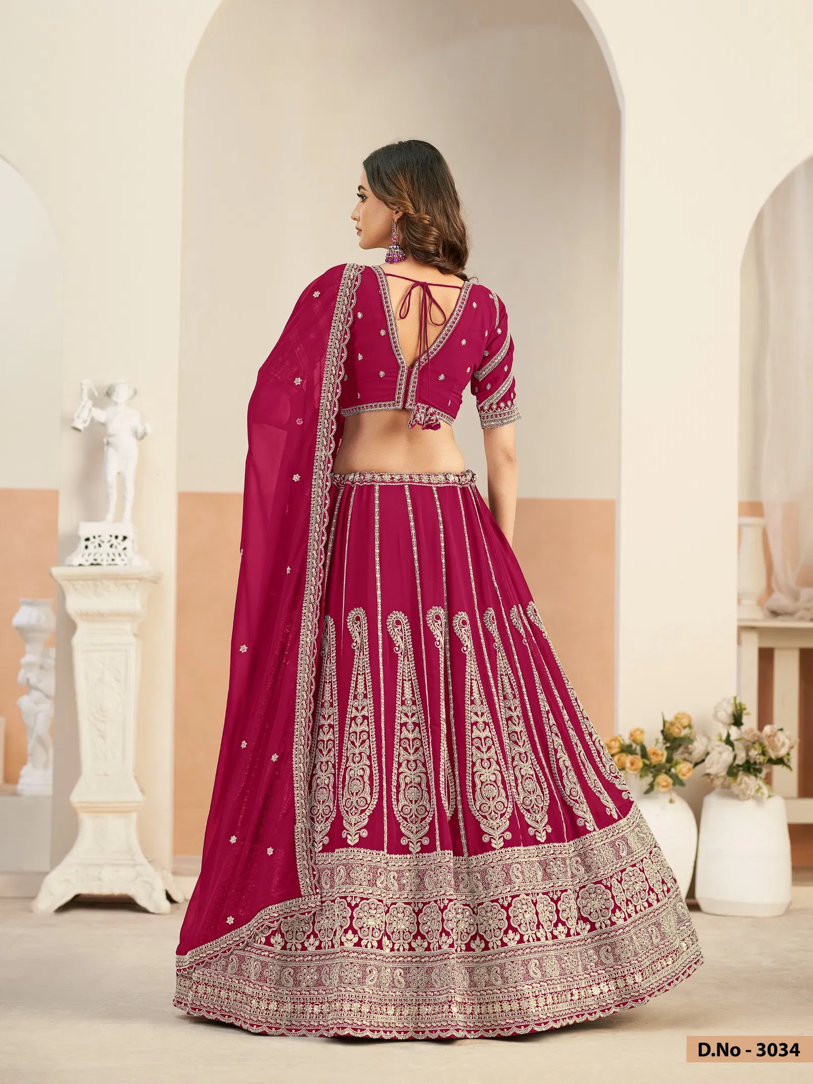 Beautiful Mehvish Vol 33 Faux Georgette With Work Lehenga Choli Collection Wholesale 2026