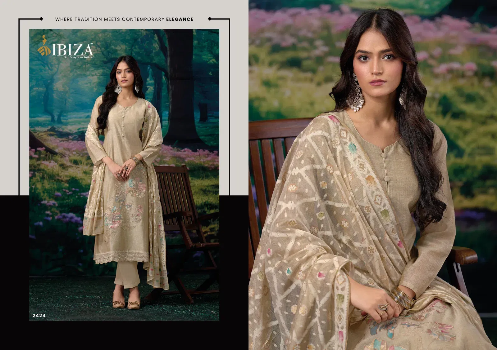 Launching Ibiza Tareef Orgenic Cotton With Aplic Work Salwar Kameez Collection Wholesale 2026