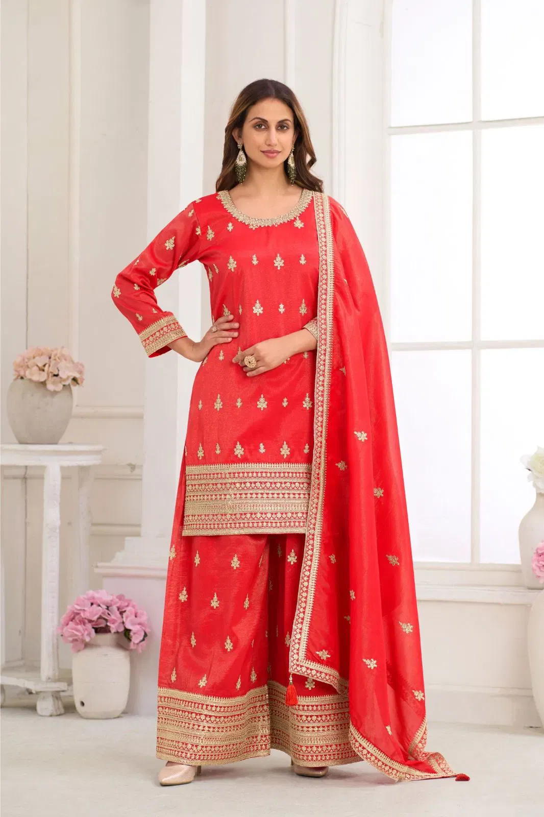 Buy Gulkayra Niru Real Simar Silk Embroidered Designer Salwar Kameez Wholesale 2026