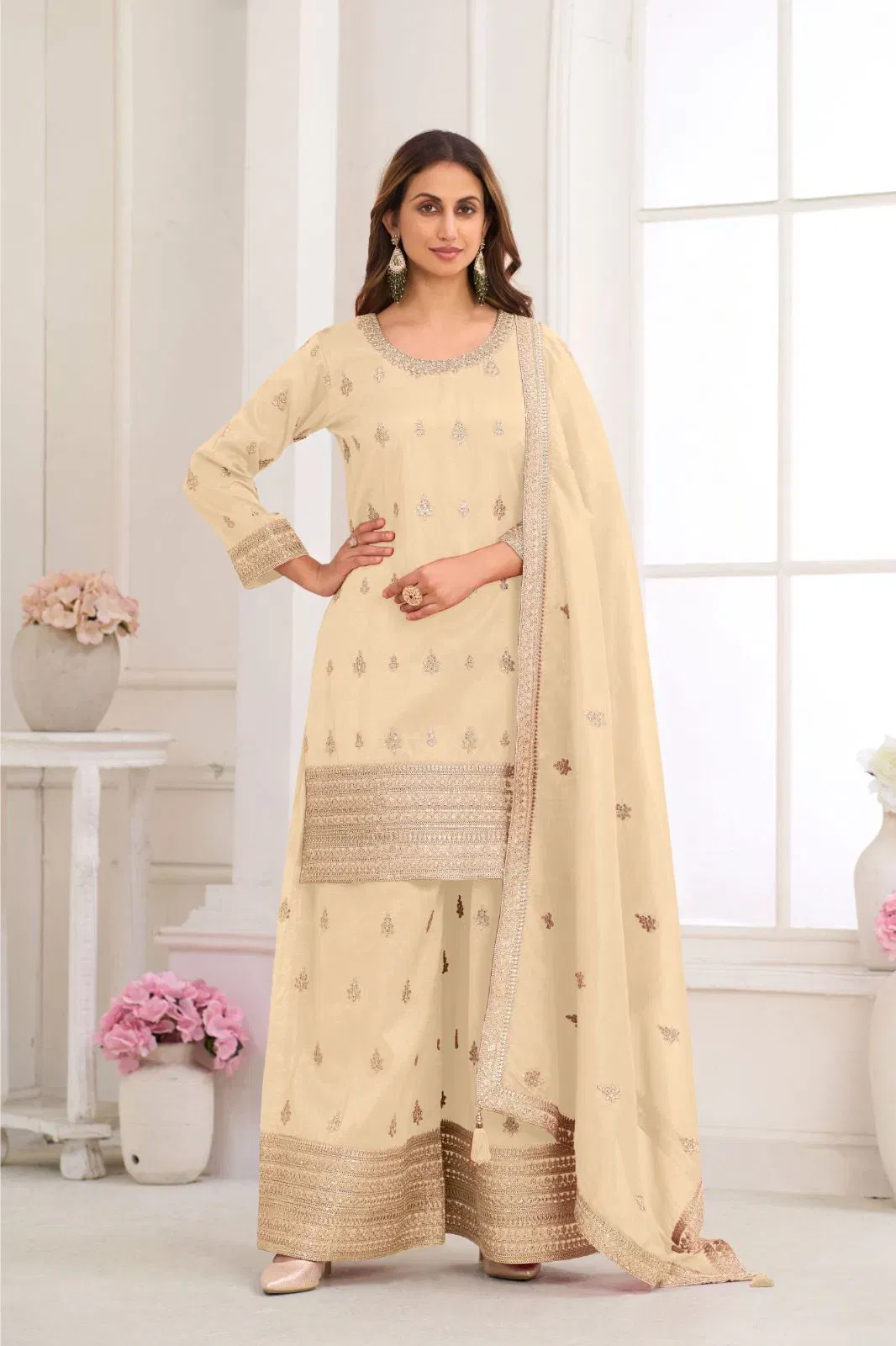 Buy Gulkayra Niru Real Simar Silk Embroidered Designer Salwar Kameez Wholesale 2026
