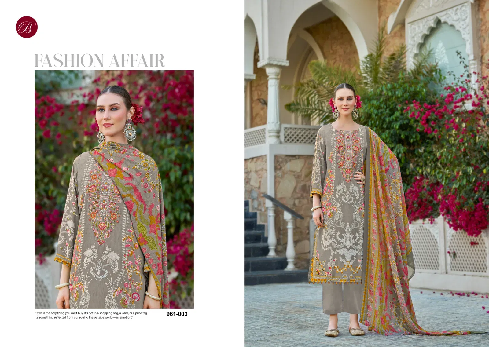 Latest Belliza Gazal 961 Crepe With Self Embroidery Worked Dress Material Collection Wholesale 2026