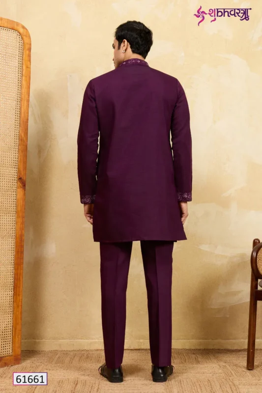 Launching Shubhvastra The Grand V Drape Viscose Silk Thread Work Kurta Pant And Dupatta Wholesale 2026