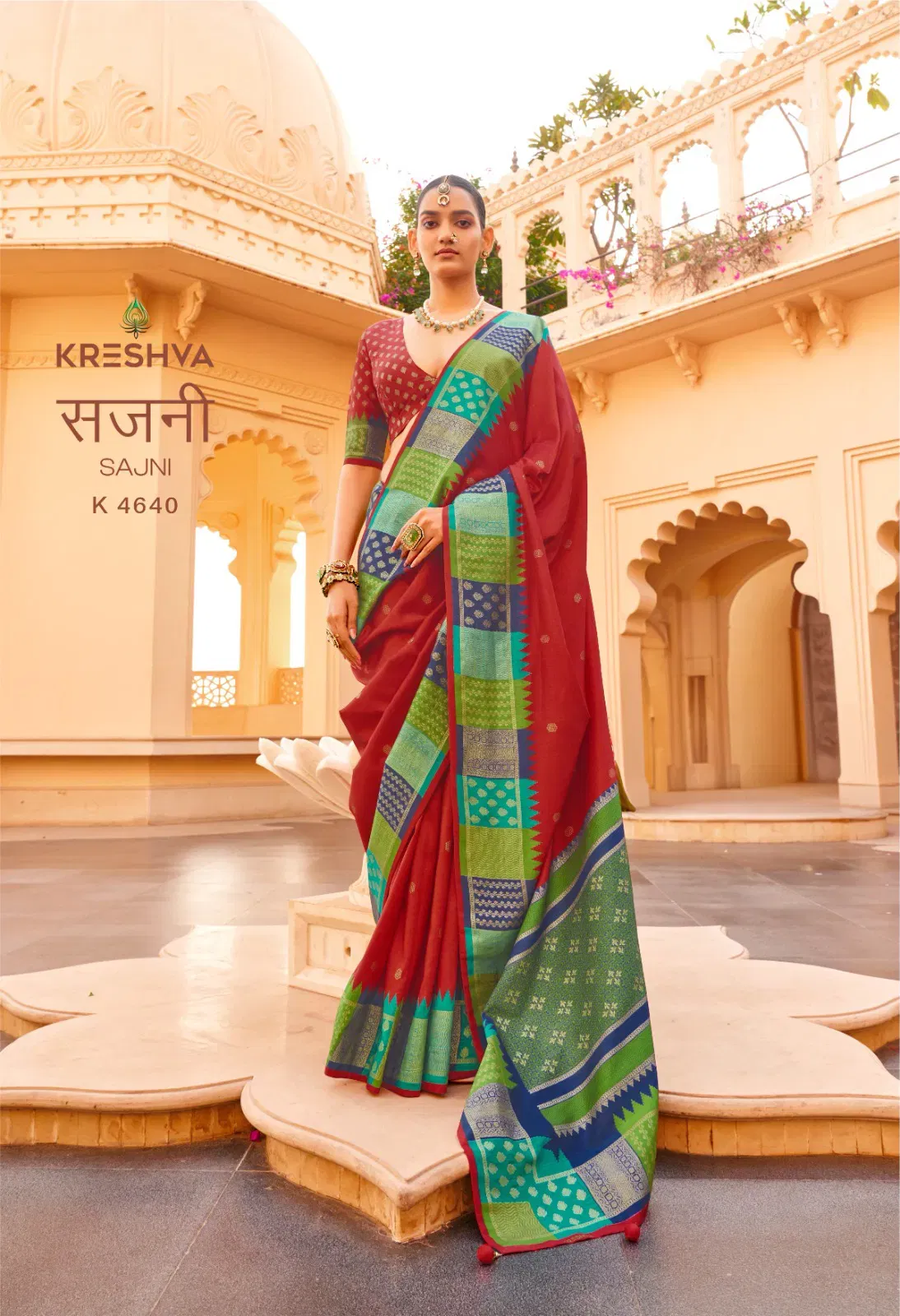 Buy Kreshva Sajni Silk With Printed Traditional Wear Saree Collection Wholesale 2026